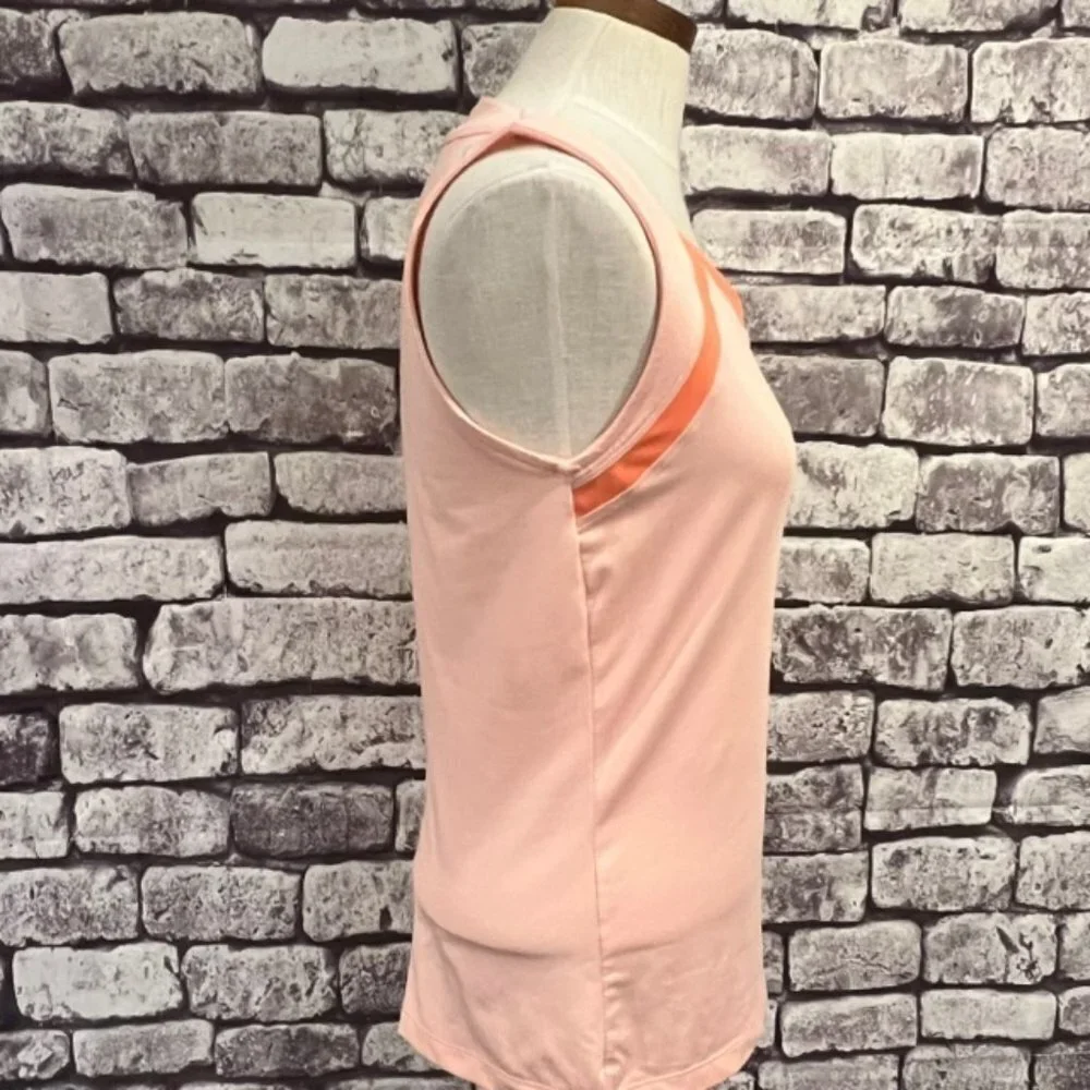 Nike Dri-Fit Pink & Peach Spaghetti Strap Top Size Large